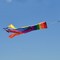In the Breeze Rainbow Column 24 Inch Windsock - Colorful Hanging Decoration - Red, Orange, Yellow, Green, Blue and Purple Taffeta Material